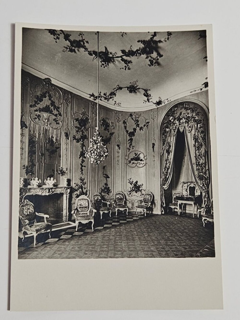 Potsdam Sanssouci Voltaire Room Postcard
